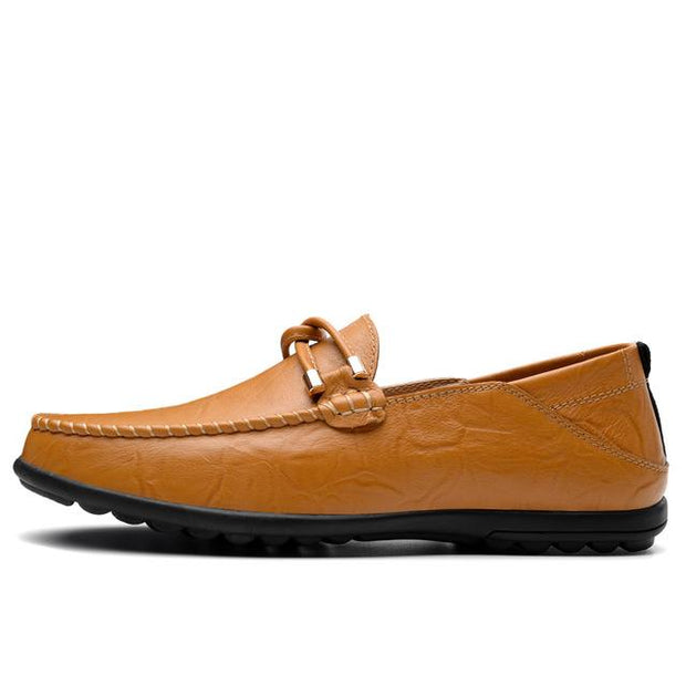 West Louis™ Casual Cow leather Moccasins Yellow / 5 - West Louis