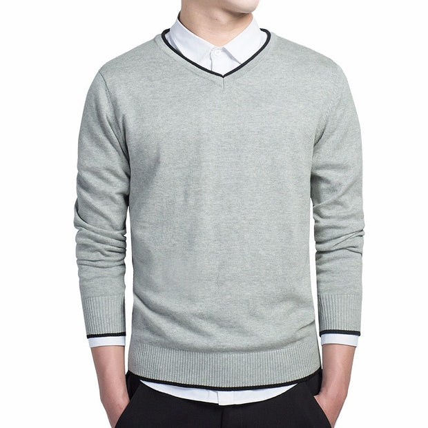 West Louis™ Knitted Warm V-Neck Pullover