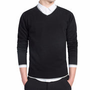 West Louis™ Knitted Warm V-Neck Pullover