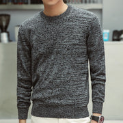 West Louis™ Casual O-Neck Slim Cotton Knit Pullover