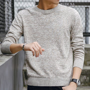 West Louis™ Casual O-Neck Slim Cotton Knit Pullover