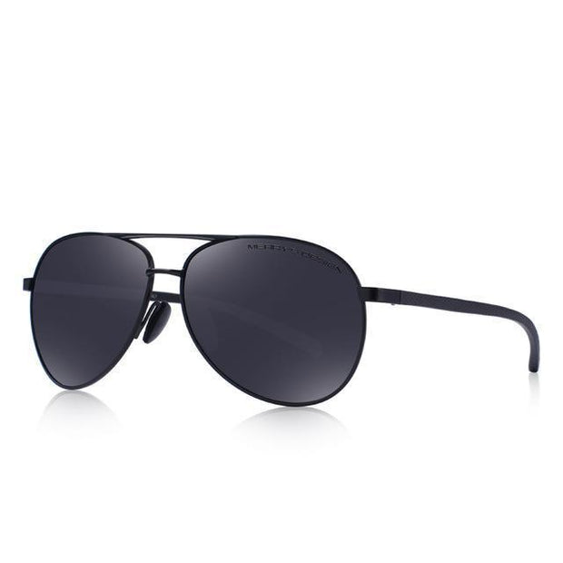 West Louis™ Classic Polarized Pilot Sunglasses Black - West Louis