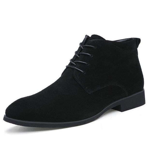 West Louis™ British Leather Ankle Boots Black / 7 - West Louis