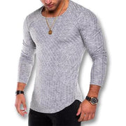 West Louis™ Designer O-Neck Spring T-shirts Light Gray / XS - West Louis