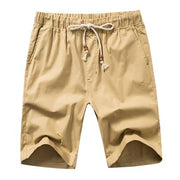 West Louis™ Knee Length Summer Shorts Khaki / S - West Louis