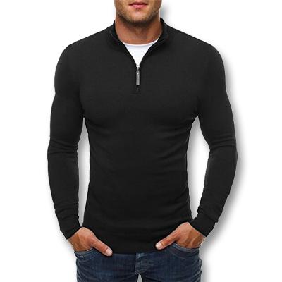 West Louis™ Knitwear Slim Fitted Pullover Black / L - West Louis