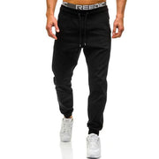 West Louis™ Designer Elastic Joggers Black / XL - West Louis