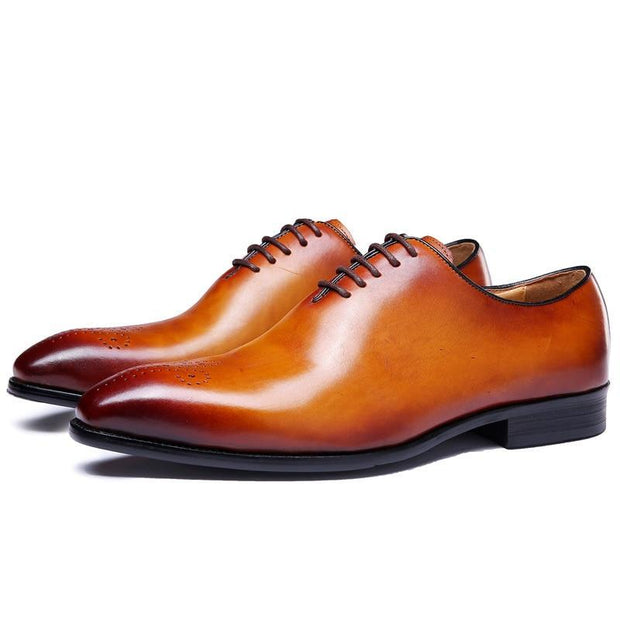 West Louis™ Whole Cut Plain Oxford Dress Shoes