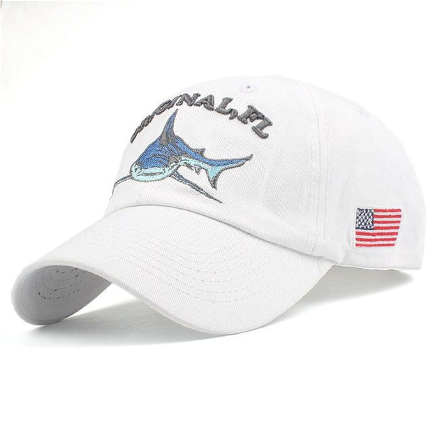 West Louis™ Washed Cotton Baseball Cap White / One Size - West Louis