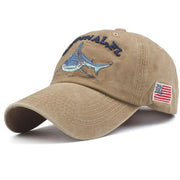 West Louis™ Washed Cotton Baseball Cap Khaki / One Size - West Louis