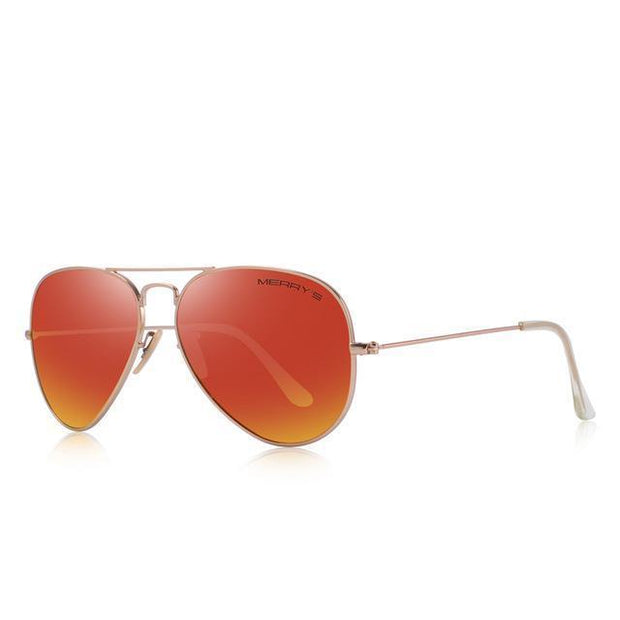West Louis™ Classic Pilot Polarized Sunglasses Red - West Louis