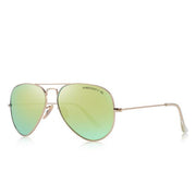 West Louis™ Classic Pilot Polarized Sunglasses Gold Mirror - West Louis