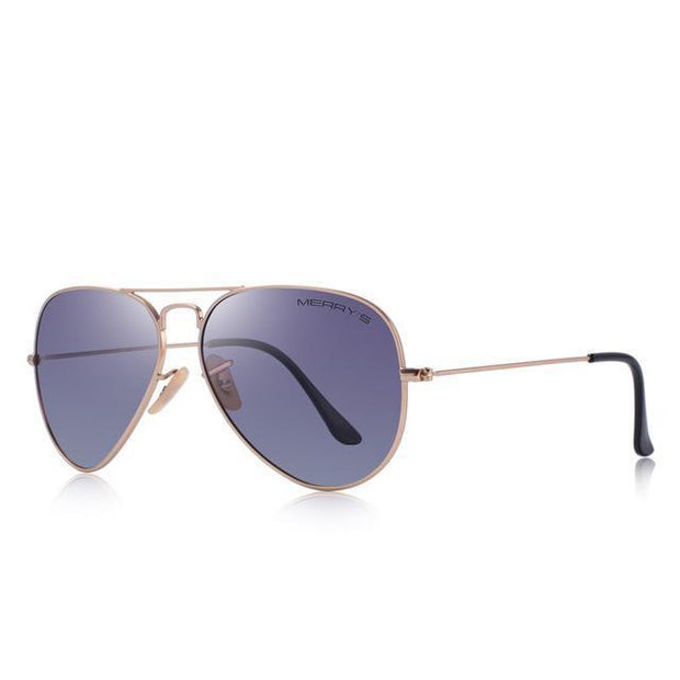 West Louis™ Classic Pilot Polarized Sunglasses Purple - West Louis