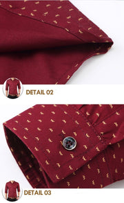 West Louis™ Designer Polka Dot Dress Shirts  - West Louis