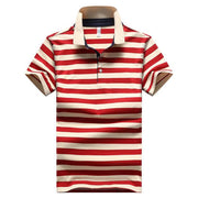West Louis™ Summer Comfy Cotton Polo Shirt Red / M - West Louis