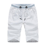 West Louis™ Leisure Solid Color Shorts White / S - West Louis