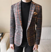 West Louis™ Designer Blazer Tweed Button