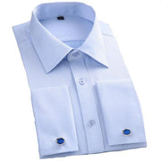 West Louis™ French Cufflinks Shirts Light Blue3 / S - West Louis