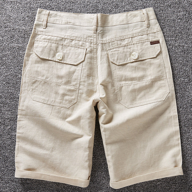 West Louis™ Summer Linen Style Shorts