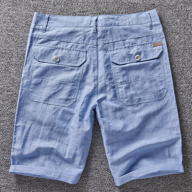 West Louis™ Summer Linen Style Shorts