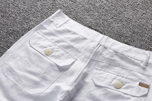 West Louis™ Summer Linen Style Shorts