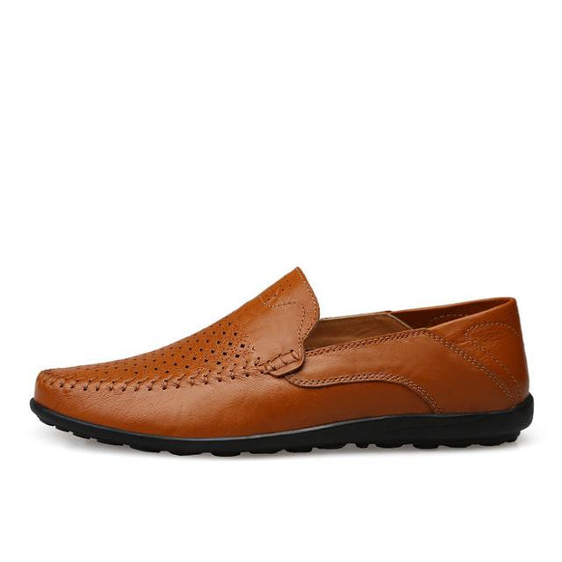 West Louis™ Genuine Leather Comfy Moccasins Brown2 / 11 - West Louis