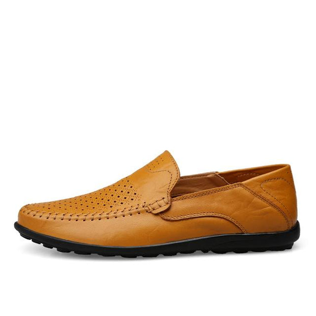 West Louis™ Genuine Leather Comfy Moccasins Yellow / 11 - West Louis