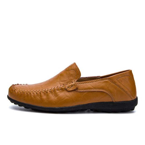 West Louis™ Genuine Leather Comfy Moccasins Yellow2 / 11 - West Louis