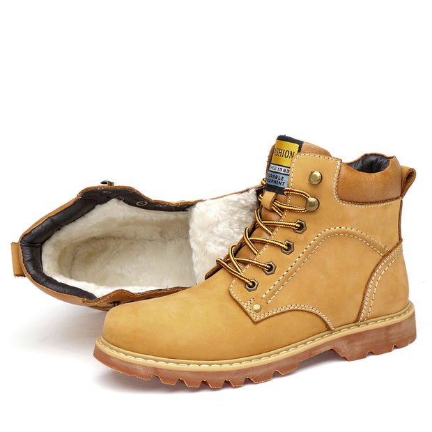 West Louis™ Warm Leather Winter Boots