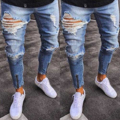 West Louis™ Fashion Skinny Pencil Jeans  - West Louis