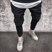 West Louis™ Casual Slim-Fit Pencil Jeans Black / S - West Louis