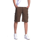 West Louis™ Leisure Summer Cargo Shorts Brown / 29 - West Louis