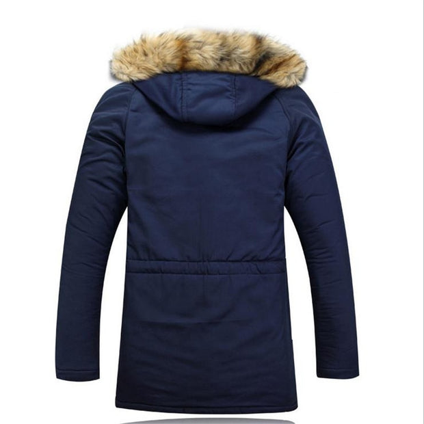 West Louis™ Winter Outwear Fur Hooded Parka