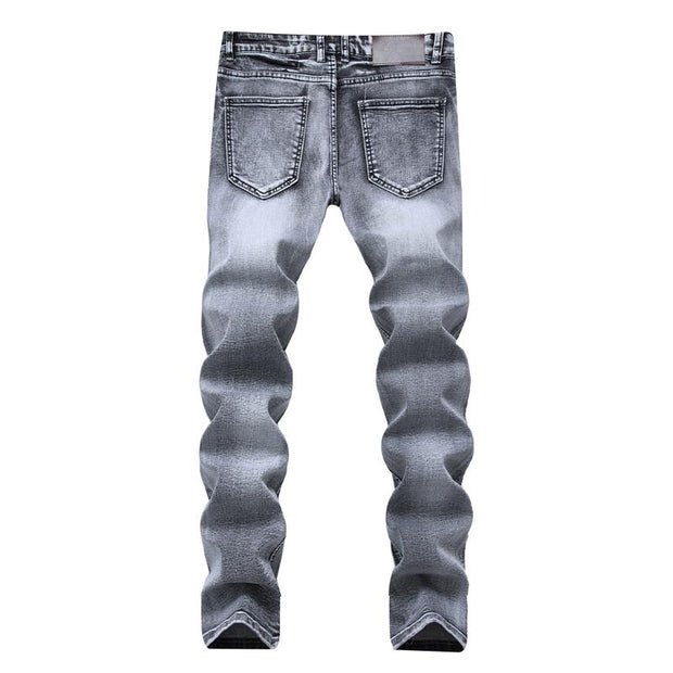 West Louis™ Stylish Stretch Elastic Jeans  - West Louis