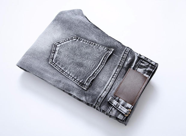 West Louis™ Stylish Stretch Elastic Jeans  - West Louis