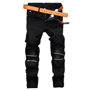 West Louis™ Black Masculina Cotton Jeans Black / 28 - West Louis