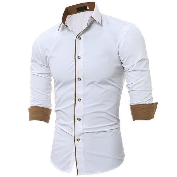 West Louis™ High Quality Fashion Men's Shirts White / XS - West Louis