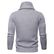 West Louis™ Turndown Collar Slim Sweater  - West Louis