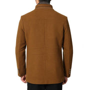 West Louis™ Wool Cashmere Detachable Scarf Coat