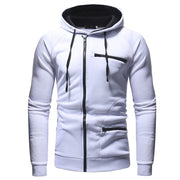 West Louis™ Fashion Solid Color Hoodie