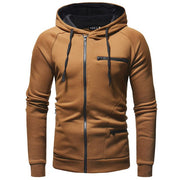 West Louis™ Fashion Solid Color Hoodie