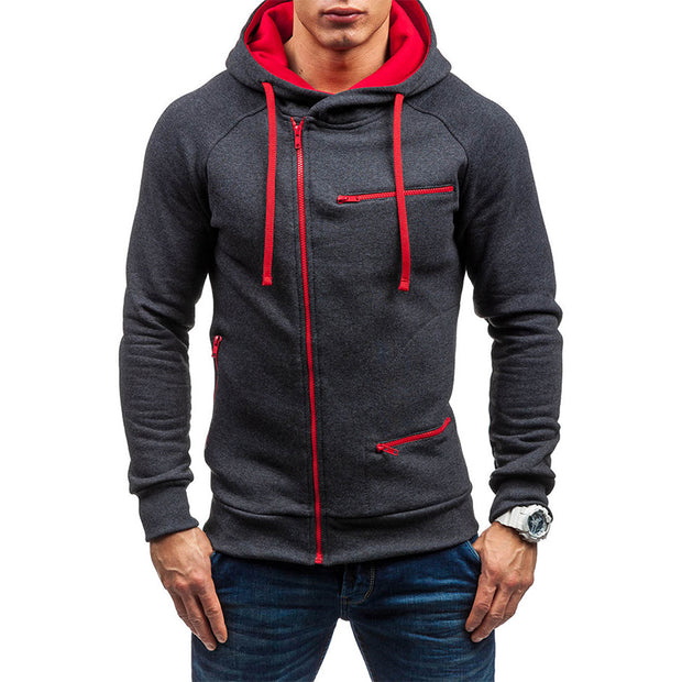 West Louis™ Fashion Solid Color Hoodie