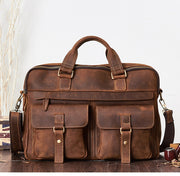 West Louis™ Vintage Style Leather Briefcases
