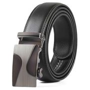 West Louis™ Leather Buckle Designer Belt