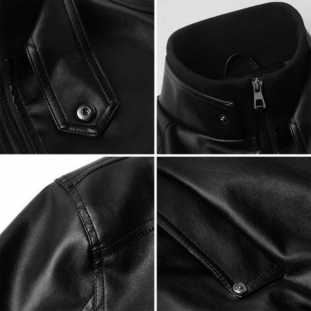 West Louis™ Trend Retro Leather Jacket