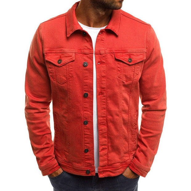 West Louis™ Casual Streetwear Denim Jacket