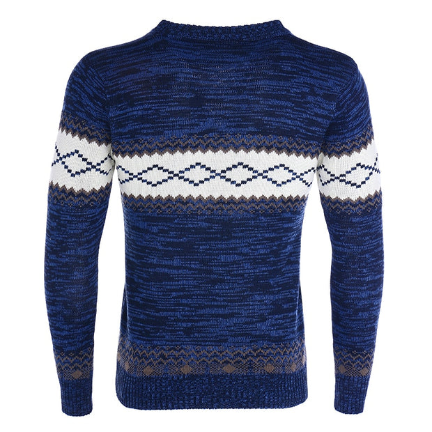 West Louis™ Diamond Knitted Warm Sweater