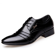 West Louis™ Luxury Brand Business Leather Shoes