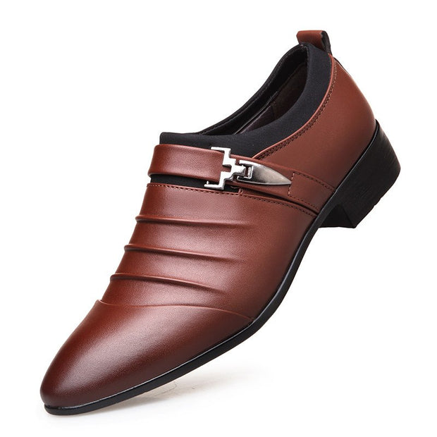 West Louis™ Leather Business Formal Dress Shoes
