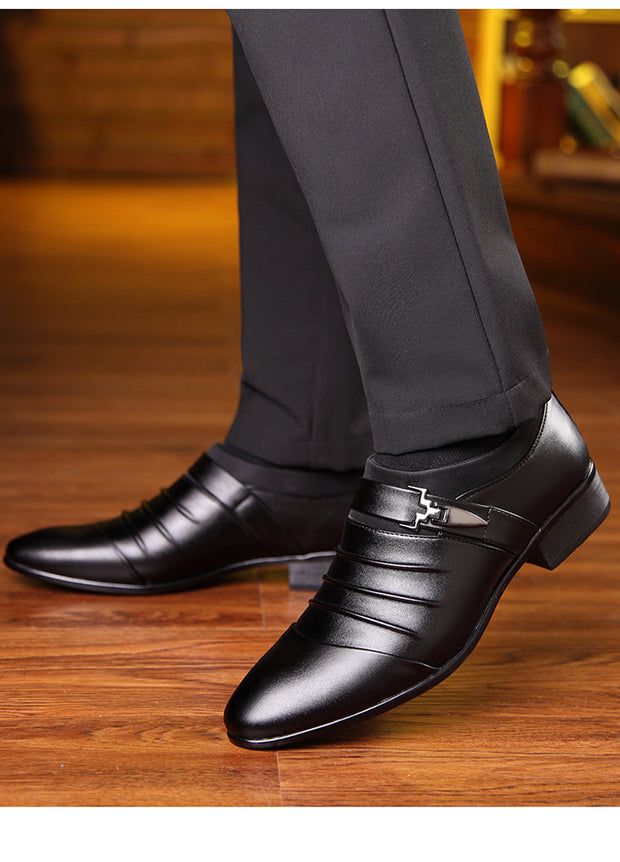 West Louis™ Leather Business Formal Dress Shoes